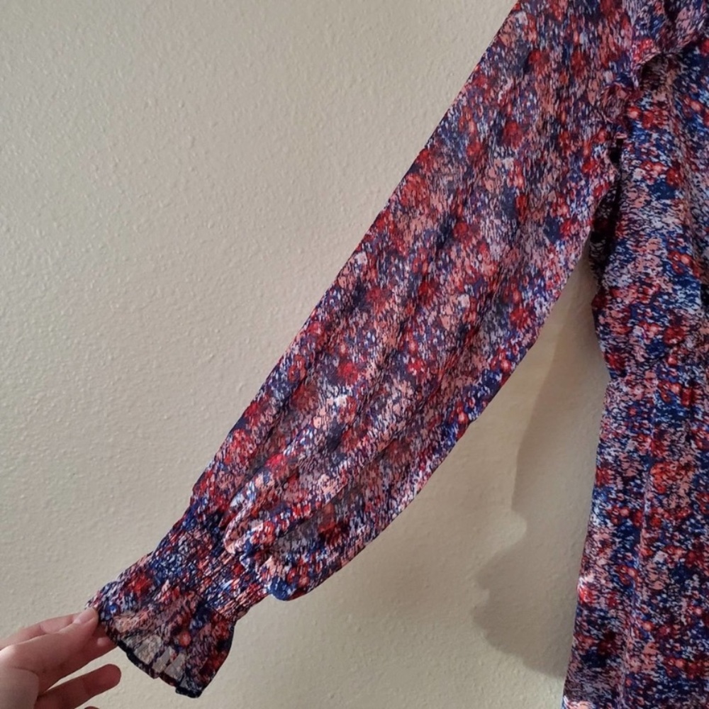 Banana Republic Petite Smocked Fit and Flare Dress - Picture 2 of 9